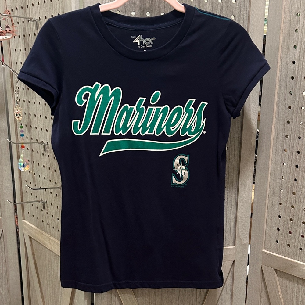 Seattle Mariners Baseball Women’s Tee, Size S.